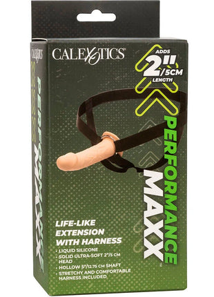 CALEXOTICS - PERFORMANCE MAXX LEBENSECHTE VERLNGERUNG MIT GURT HELLE HAUT - Strap-on