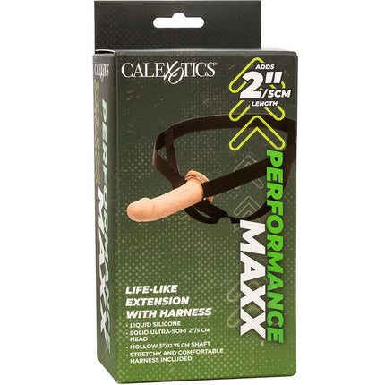 CALEXOTICS - PERFORMANCE MAXX LEBENSECHTE VERLNGERUNG MIT GURT HELLE HAUT - Strap-on