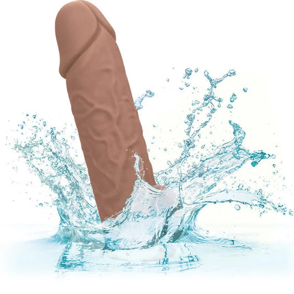 CALEXOTICS - PERFORMANCE MAXX LEBENSNAHE EXTENSION 7 BRAUNE HAUT - Penishülle mit Verlängerung