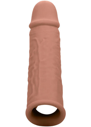 CALEXOTICS - PERFORMANCE MAXX LEBENSNAHE EXTENSION 7 BRAUNE HAUT - Penishülle mit Verlängerung