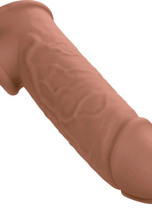 CALEXOTICS - PERFORMANCE MAXX LEBENSNAHE EXTENSION 7 BRAUNE HAUT - Penishülle mit Verlängerung