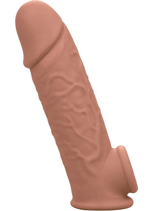 CALEXOTICS - PERFORMANCE MAXX LEBENSNAHE EXTENSION 7 BRAUNE HAUT - Penishülle mit Verlängerung