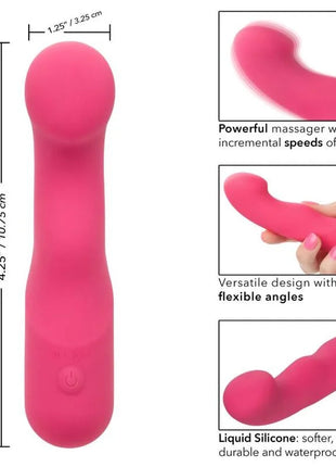CALEXOTICS - PIXIES CURVY ROSA - Anal-Vaginalvibratoren