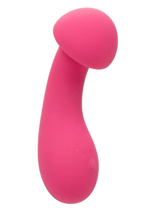 CaleXotics pixies exciter rosa ein lebhaftes rosa silikonspielzeug mit glatter oberfläche und gebogenem körper