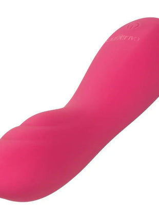 Calexotics pixies ripple rosa ist ein lebhaftes rosa silikon vibratorspielzeug mit glatter oberfläche und ergonomischem design
