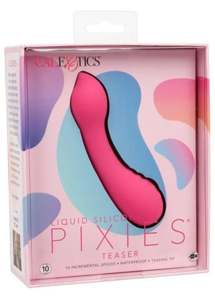 Pinkes liquid silicone pixies teaser von calexotics in originalverpackung für stimulierende sinnlichkeit