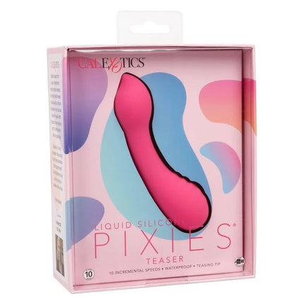 Pinkes liquid silicone pixies teaser von calexotics in originalverpackung für stimulierende sinnlichkeit