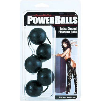 CALEXOTICS - POWER BÄLLE ANAL SCHWARZ - Liebeskugeln