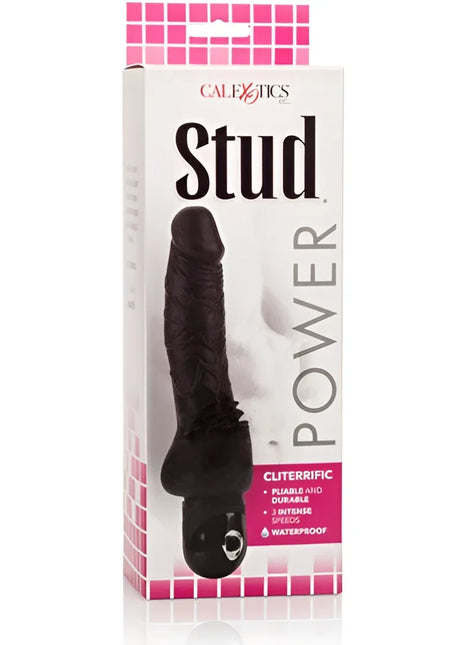 CALEXOTICS - POWER STUD CLITERRIFIC SCHWARZER VIBRATOR - Realistische Vibratoren