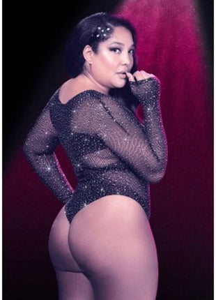 CALEXOTICS - RADIANCE LANGARM-BODYSUIT RHINE PLUS GRÖSSE - Bodys