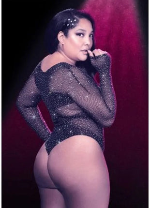 CALEXOTICS - RADIANCE LANGARM-BODYSUIT RHINE PLUS GRÖSSE - Bodys