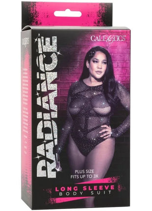CALEXOTICS - RADIANCE LANGARM-BODYSUIT RHINE PLUS GRÖSSE - Bodys