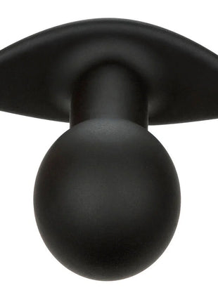 CALEXOTICS - ROCK BOTTOM ANAL PLUG 10 VIBRATIONEN SILIKON SCHWARZ - Analplug