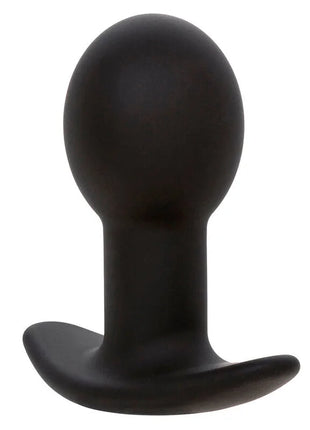 CALEXOTICS - ROCK BOTTOM ANAL PLUG 10 VIBRATIONEN SILIKON SCHWARZ - Analplug