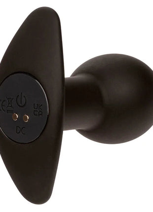CALEXOTICS - ROCK BOTTOM ANAL PLUG 10 VIBRATIONEN SILIKON SCHWARZ - Analplug