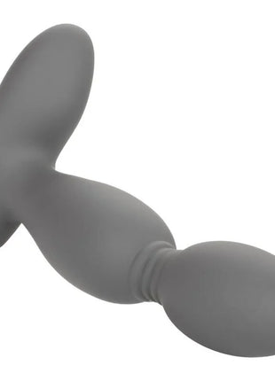 Calexotics rotatorsonde grauer silikon analplug mit glattem rundem kopf und ergonomischem griff
