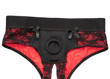 CALEXOTICS - SCANDAL CROTCHLESS PANTIES SET MIT DILDO