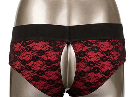 CALEXOTICS - SCANDAL CROTCHLESS PANTIES SET MIT DILDO