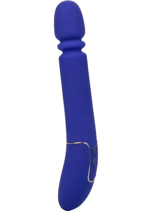 CaleXotics shameless slim thumper blau vibrator aus royalblauem silikon mit ergonomischem griff und abgerundetem kopf