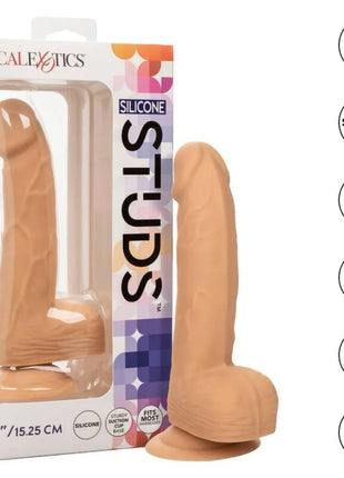 CALEXOTICS - SILIKON-NIETEN 15.24 CM HAUT - Dildo mit Saugnapf