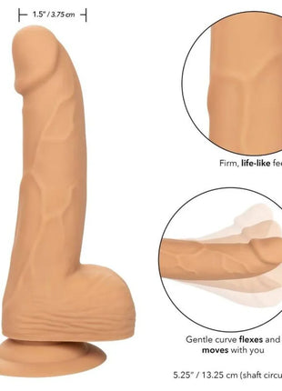 CALEXOTICS - SILIKON-NIETEN 15.24 CM HAUT - Dildo mit Saugnapf