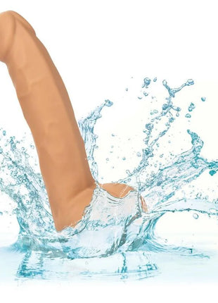 Tan silikon-nieten 20,32 cm haut realistisches silikon-adultspielzeug mit strukturierter oberfläche