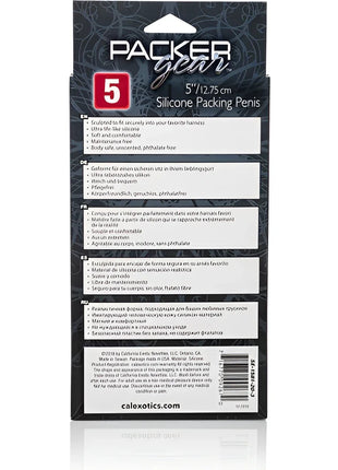 Calexotics silikon-packung penis 12 75 cm in schwarzer weiße box aus silikon für packer gear