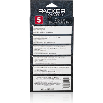 Calexotics silikon-packung penis 12 75 cm in schwarzer weiße box aus silikon für packer gear