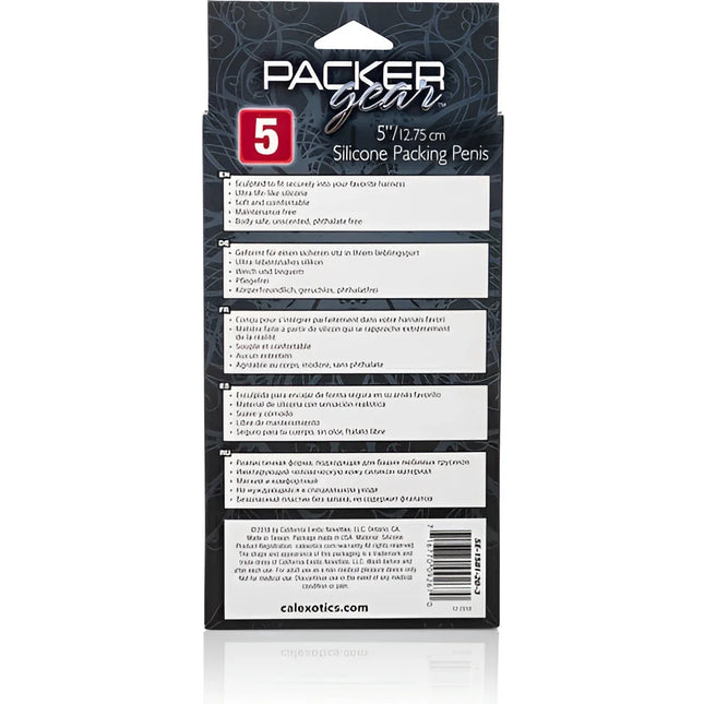 Calexotics silikon-packung penis 12 75 cm in schwarzer weiße box aus silikon für packer gear