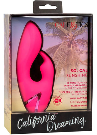 CALEXOTICS - SO. CAL SUNSHINE VIBRATOR RABBIT FUCHSIA VON CALIFORNIA DREAMING - Rabbit-Vibratoren