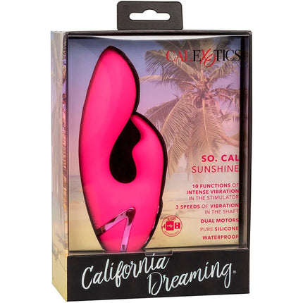 CALEXOTICS - SO. CAL SUNSHINE VIBRATOR RABBIT FUCHSIA VON CALIFORNIA DREAMING - Rabbit-Vibratoren