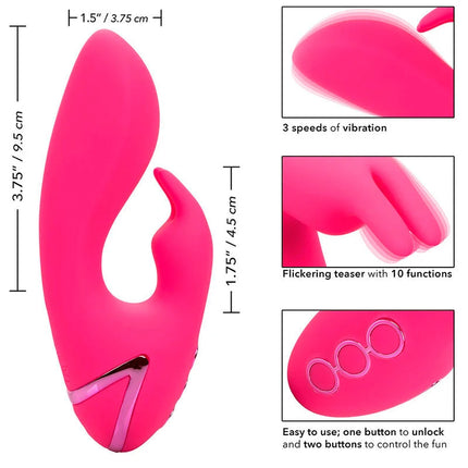 CALEXOTICS - SO. CAL SUNSHINE VIBRATOR RABBIT FUCHSIA VON CALIFORNIA DREAMING - Rabbit-Vibratoren