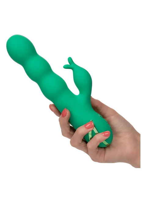CALEXOTICS - SONOMA SATISFIER GRÜN - Rabbit-Vibrator