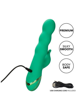 CALEXOTICS - SONOMA SATISFIER GRÜN - Rabbit-Vibrator