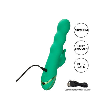 CALEXOTICS - SONOMA SATISFIER GRÜN - Rabbit-Vibrator