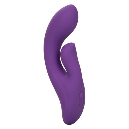 Violetter calexotics stella dual pleaser silikon-vibrationsspielzeug mit ergonomischem design und zwei steuerknöpfen