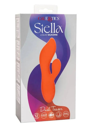 Orange flüssiges silikon dual teaser von calexotics für vielseitiges spielvergnügen