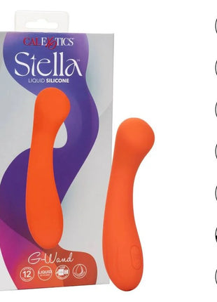 Oranges silikon g-wand von calexotics modell stella aus hochwertigem material für intime entspannung