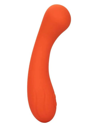 Orangesilikon vibra tor stella gwand von calexotics mit gebogenem design für gezielte stimulierung