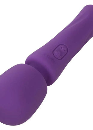 Calexotics stella massager violett ist ein lila silikon vibrator mit rundem kopf und ergonomischem griff