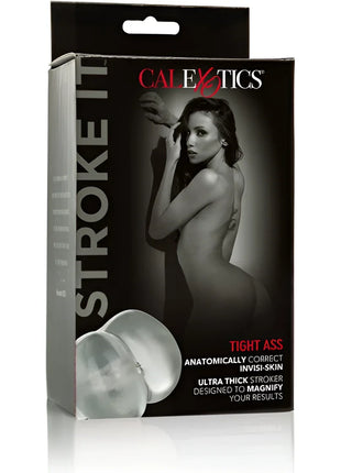 Calexotics streichle deinen arsch klarer, transparenter silikon analstimulator mit glattem, abgerundetem design