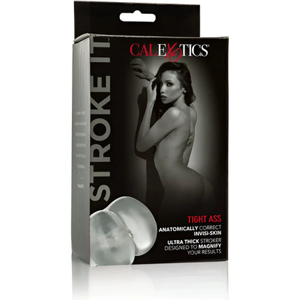 Calexotics streichle deinen arsch klarer, transparenter silikon analstimulator mit glattem, abgerundetem design