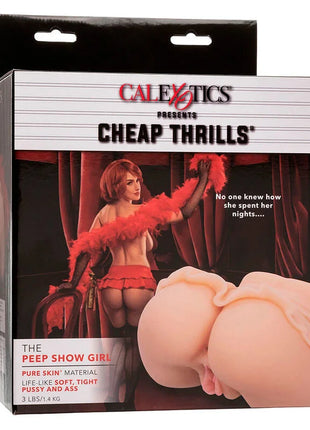 CALEXOTICS - THE PEEP SHOW GIRL DOPPELT REALISTISCHER MASTURBATOR FLEISCH