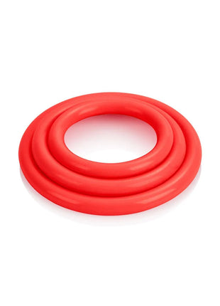 CALEXOTICS - TRI-RINGS SET ROT - Penisring ohne Vibration