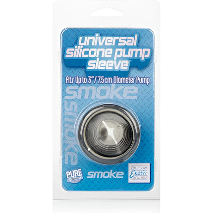 Silberne metallische universelle silikon-pumpenhülse für 3-zoll-pumpen von smoke im produkt calexotics schwarze version