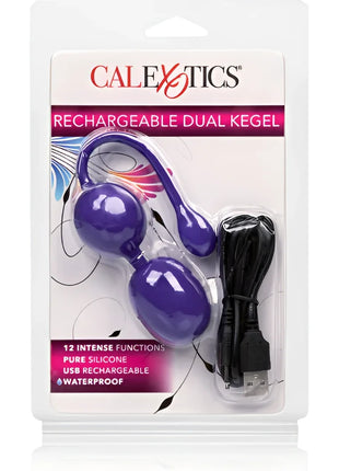 CALEXOTICS - WIEDERAUFLADBARER DUAL KEGEL LILA - Liebeskugeln
