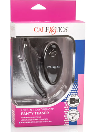 CALEXOTICS - XO REMOTE LOCK N PLAY PANTY TEASER - Minivibrator