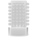 Transparent silikon nagelfeilehalter mit grid und seitlichen laschen für casual love ring transparent vibrator penis cover