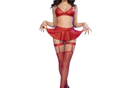 CHILIROSE - 3-TEILIGES SET ROT - Sexy Dessous-Set
