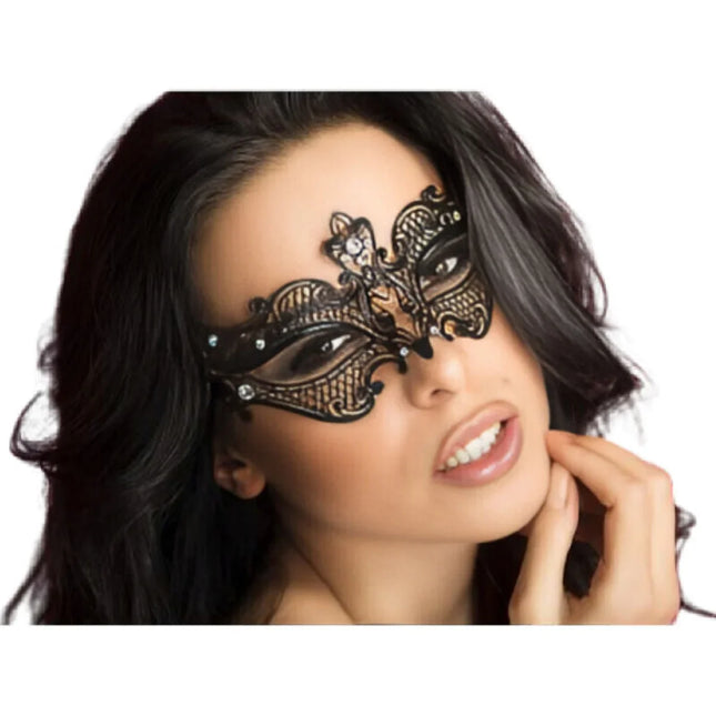CHILIROSE - CR 3755 SCHWARZE MASKE - Spitzenmaske
